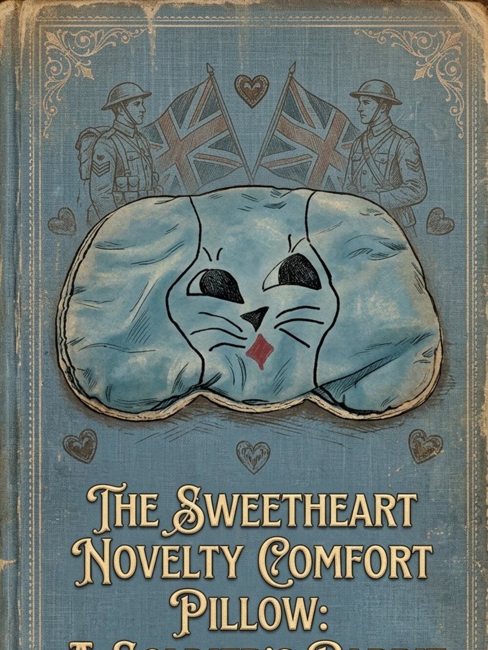 WWI Sweetheart Novelty Comfort Pillow (Cartoon Rabbit/Figure) for Soldiers 1914